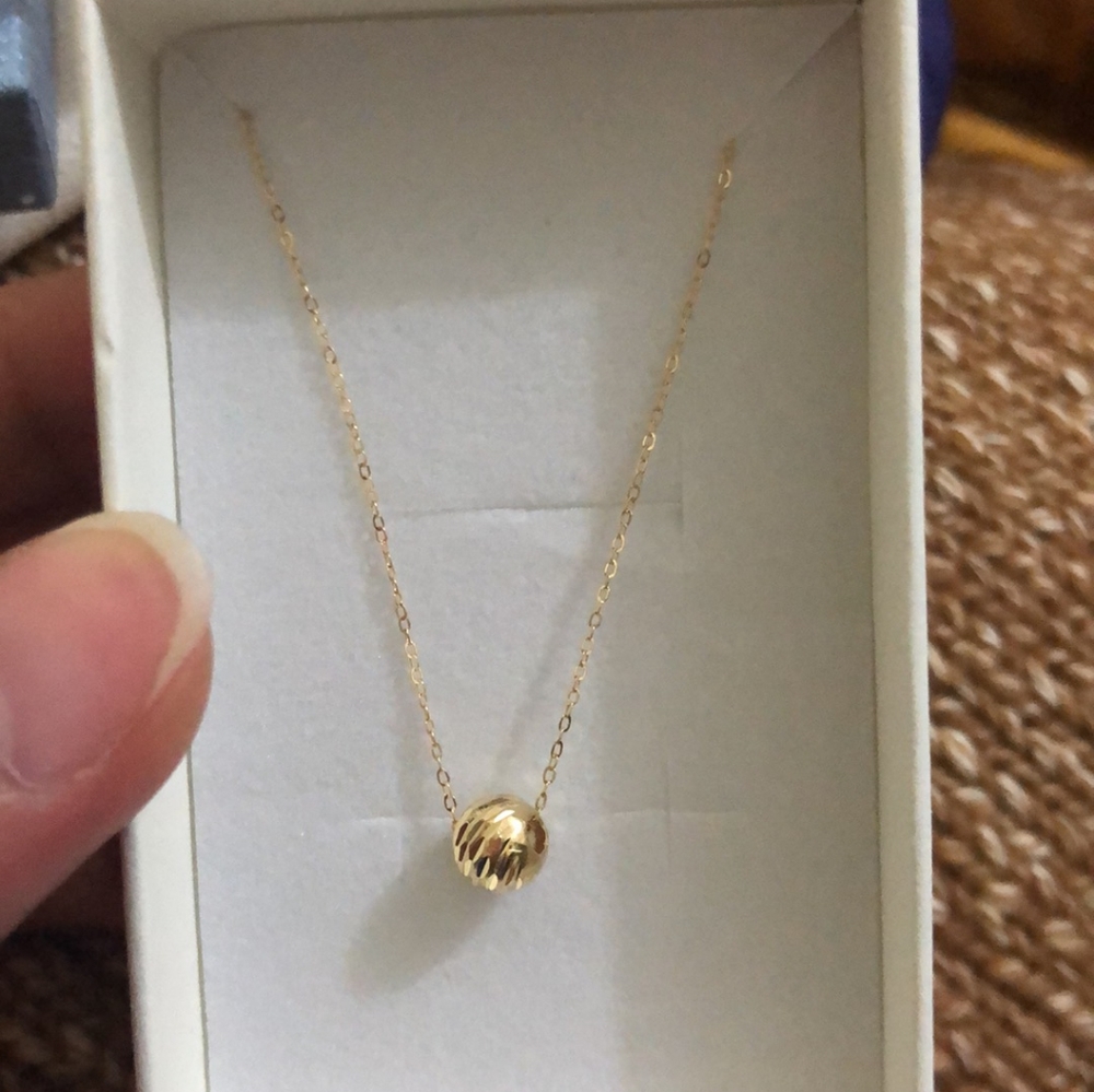 Gold necklace 18 saudi gold